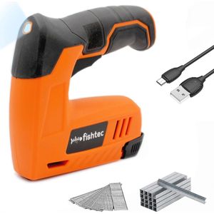 Draadloze Nietmachine met Oplaadbare Lithium-Ion Batterij - Ideaal voor Doe-Het-Zelf Projecten en Interieurdecoratie