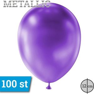 12cm 100stuks Metallic Paars GT5M/33