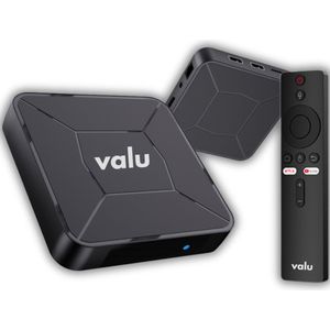 Valu - Android TV Box - 4K Ultra HD - Smart TV Mediabox - WiFi