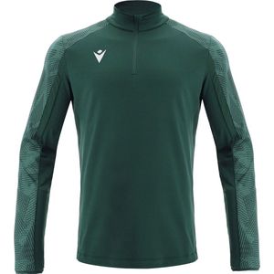 Macron Naryn Ziptop Heren - Bottle Green | Maat: M