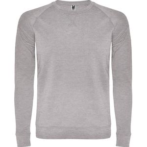 Licht Grijze Unisex sweater Annapurna 100% katoen merk Roly maat M