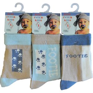 Baby / kinder sokjes farm - 24/27 - unisex - 90% katoen - naadloos - 12 PAAR - chaussettes socks
