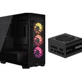 Corsair - 3500X ARGB - PC Behuizing - Zwart - Glas - Inclusief Ventilatoren