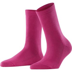 FALKE Family duurzaam katoen sokken dames rood - Matt 39-42