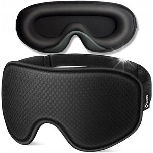 Premium 3D-slaapmasker - Volledig verduisterend, lichtgewicht en verstelbaar