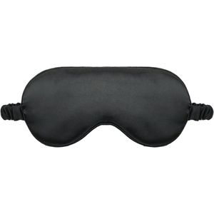 Consumerce - Zijdezacht Verduisterend Slaapmasker - Zwart - Slaapmasker