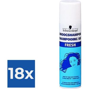 Schwarzkopf Fresh - 150 ml - Droogshampoo - Voordeelverpakking 18 stuks