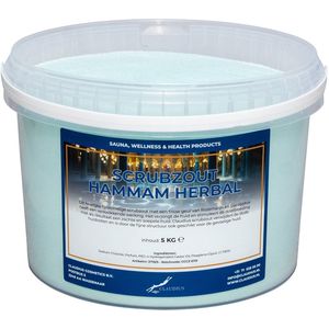 Scrubzout Hammam Herbal 5 KG - Hydraterende Lichaamsscrub