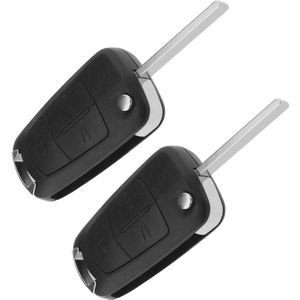 3 Knoppen Afstandsbediening Sleutel Shell Vervanging Compatibel met Vauxhall Opel Antara - Astra H - Corsa D - Tigra B - Zafira B Auto Sleutelhanger Case .