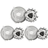 Philips - HQ9 - Scheerkoppen Set - 3 Stuks - Vervangende Scheermesjes