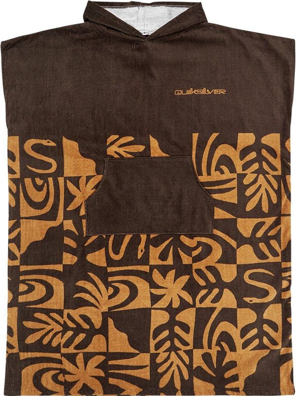 Quiksilver - Aqyaa03233 - Poncho - Bruin - Badstof Katoen