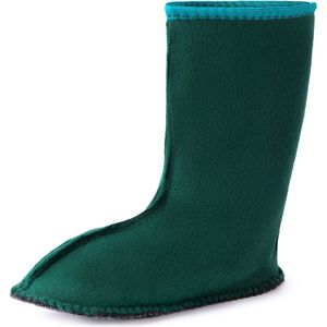 Ladeheid Sokken voor Regenlaarzen – Fleecesokken – LA-CA-PandaSocks – Smaragdgroen – 22/23