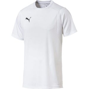 PUMA Liga Trainingsshirt Heren - PUMA White / PUMA Black