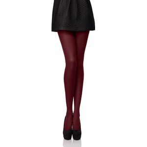 Antie AN-122 Dames Panty - 60 DEN -Microvezel - Polyamide - Wijnrood - M