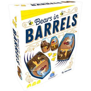 Blue Orange Games - Bears in Barrels - Familiespel - 3-6 Spelers - Geschikt vanaf 8 Jaar