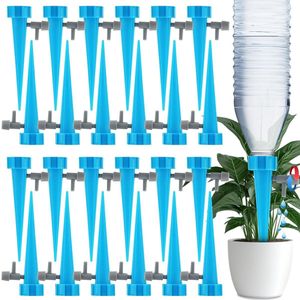Automatisch bewateringssysteem, 24 stuks, automatische irrigatie, verstelbaar, irrigatie van planten voor potten op vakantie, druppelirrigatieset voor balkon, tuin, binnen en buiten