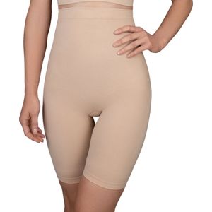 Bye Bra - Soft Touch Seamless High Waist Short - Beige - Corrigerend Ondergoed