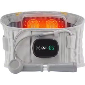 Botec rug massage - rugmassage apparaten - rugwarmer - Opblaasbare Lumbale Tractie Riem - 3 temperatuur levels