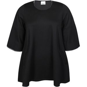 Zhenzi Zh-Tori 1116-Tunic 3/4 Zwart maat M=46/48