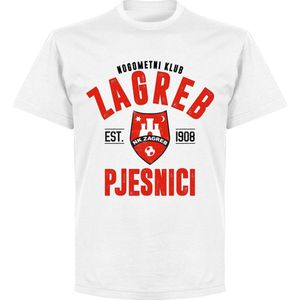 NK Zagreb Established T-shirt - Wit - L