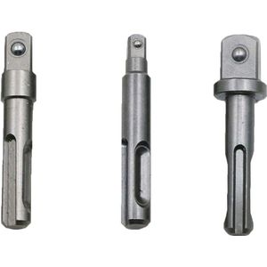 in 1/4"" 3/8"" 1/2"" Chrome Vanadium Steel SDS Plus Shank Screwdriver Bit Square Key Adapter Extension - Screwdriver Accessory .