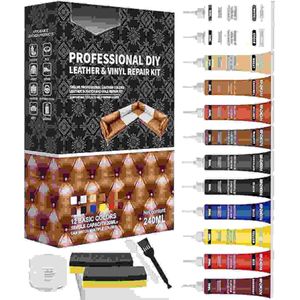Equivera Leer Reparatie Set - Leder Reparatie Set - Leder Reparatie Kit -