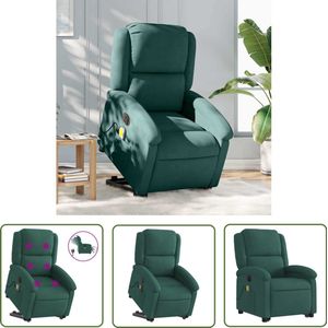 vidaXL Gereedschapset - Dynamische Sleutel - Sta-op-massagestoel elektrisch verstelbaar fluweel donkergroen - Drapers Tools - Klikmechanisme - Torque Wrench