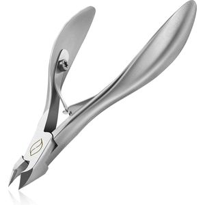 Nagelriemtang Nagelriemschaar Scherpe nagelriemschaar Roestvrijstalen nagelriemschaar Fijn voor het verwijderen van overtollige gebarsten huid op vingers en tenen