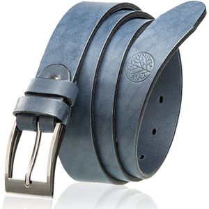 LIC30-0 NAVY 100 Leren riem REGULAR