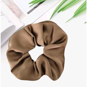 Luxe Zijde scrunchie - haarelastiek Haarelastiekjes - Haar Accessoires Vrouwen - Wokkels - Haarelastiekjes Scrunchie - Haar Accessoires Meisje