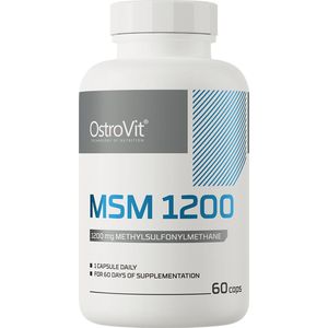 Supplementen - MSM 1200mg - 60 Capsules - OstroVit - Methylsulfonylmethaan