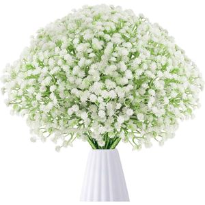 Realistisch ogende decoratieve bloemen voor elke gelegenheid, 36 stuks Gypsophila