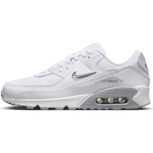 Nike Air Max 90 - Herenschoenen - wit-licht grijs - maat 42.5