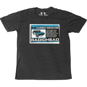 Radiohead - Carbon Patch Heren T-shirt - XL - Zwart