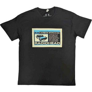 Radiohead - Carbon Patch Heren T-shirt - XL - Zwart