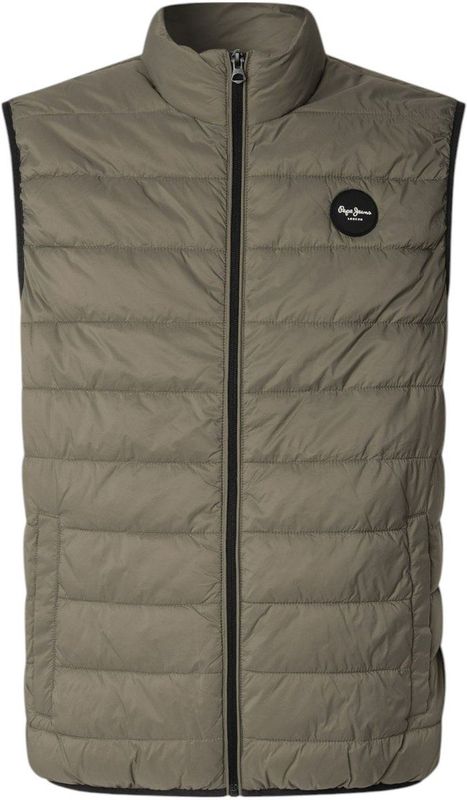 Gilet - Middelzwaar - Zwart - 100% Nylon - Rubberen Merkembleem