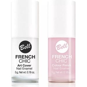 Bell French manicure set French chic nail polish