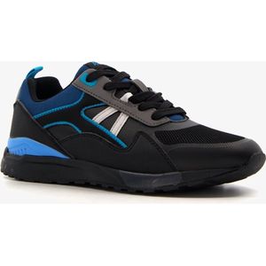 Osaga Brock kinder sportschoenen zwart/blauw - Maat 34 - Uitneembare zool