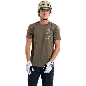 troy lee designs skyline ride jersey met korte mouwen bruin