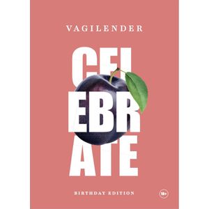 Vagilender - Birthday Calendar - Verjaardagskalender - 12 maanden kalender - Cadeau - A4 formaat