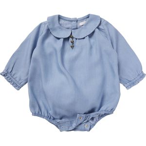 Noppies Meisjes Blauwe Playsuit Napa Brilliant Blue - 80