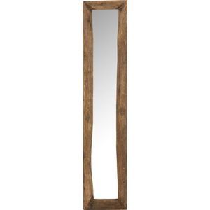 J-Line spiegel Rechthoek - hout - bruin - small