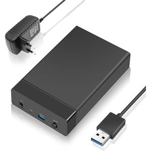 Externe Harde Schijf Behuizing voor 2,5 en 3,5 inch SSD en HDD tot 16TB met USB 3.0 en UASP Ondersteuning