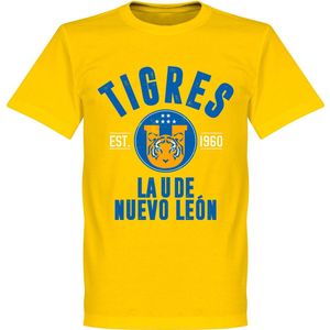 Tigres UANL Established T-Shirt - Geel - XS