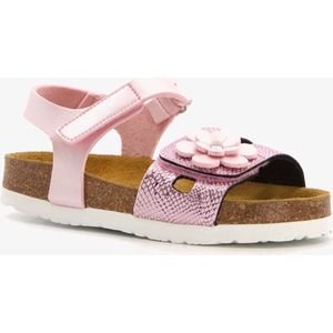 Hush Puppies meisjes bio sandalen roze met bloem - Maat 31