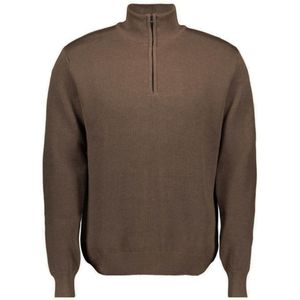 Ballin Trui Half Zip Knit 5201 Coffee Mannen Maat - 3XL