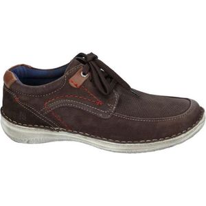 Josef Seibel -Heren -  bruin donker - casual schoenen - maat 41