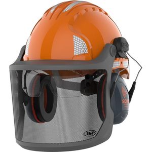 10 stuks - Veiligheidshelm AKE24A EVOGuard M3 Combinatie Bosbouw