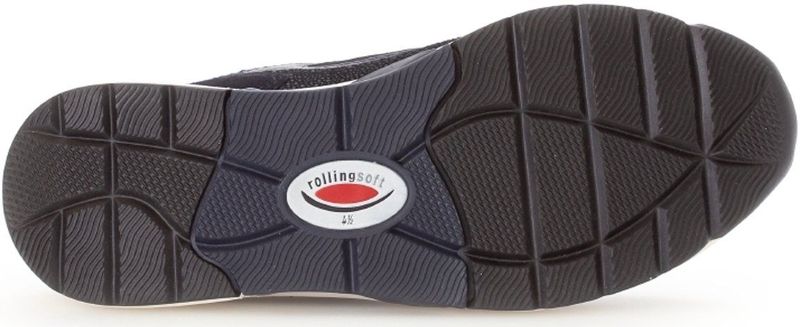 Gabor Rollingsoft Sneaker 76.875.66 Blauw Zwart Combi