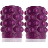 Oxballs dubbele maxium tepel zuigers - plum